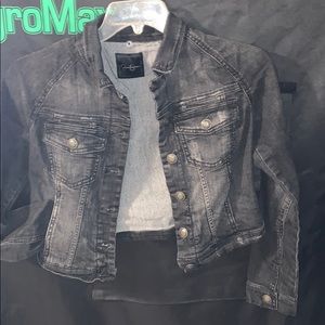 Dark Grey Jessica Simpson Denim Jacket